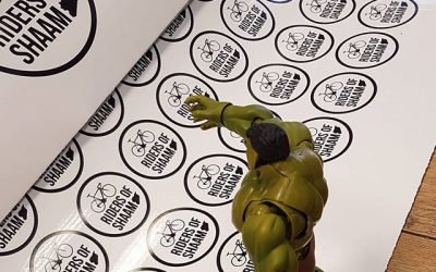 These stickers look great says the Hulk. #bigprintbirmingham #printingbirmingham #signmaker #signs #printshop #stickers