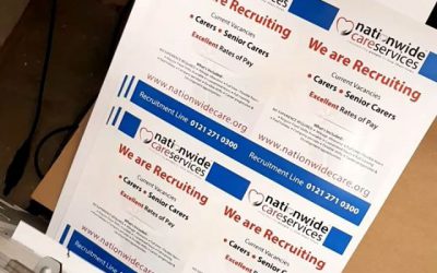 A5 flyers being printed. #bigprintbirmingham #printingbirmingham #bigprintbham #signmaker #signs #printshop #a5flyers