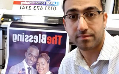 2 Roller Banners being printed #bigprintbirmingham #printingbirmingham #signmaker #signs #printshop #rollerbanner #popupbanner