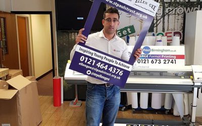 3×2 foot Selfi board #bigprintbirmingham #printingbirmingham #signmaker #signs #printshop #selfieboard #selfieboards
