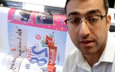 Birthday PVC banners being printed, call me if you need 1 on 07702153393 #bigprintbirmingham #printingbirmingham #signmaker #signs #birmingham #windowart #printshop #birthday #birthdaybanner #nightoutbanner