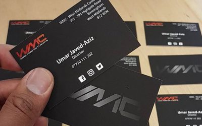 Soft touch business cards on 450gsm #bigprintbirmingham #printingbirmingham #signmaker #signs #birmingham #windowart #printshop #softtouchbusinesscards #businesscards