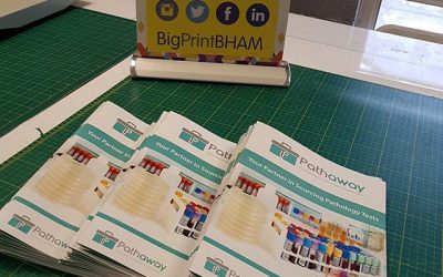 A3 folded to A4 brochures x 100 #bigprintbirmingham #printingbirmingham #signmaker #signs #printshop #brochure #nhs