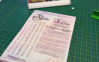 Ramadan posters ready for collection #bigprintbirmingham #printingbirmingham #signmaker #signs #birmingham #windowart #printshop #posters #a3poster #ramadan #taraweeh