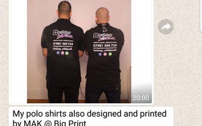 Another happy customer T-shirt printing #bigprintbirmingham #printingbirmingham #signmaker #signs #printshop #t-shirt #garmentprinting #cuatomtshirtsCheck out @hashtag_selfiebooth