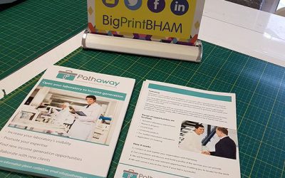 A4 double sided flyers x100 ready for collection #bigprintbirmingham #printingbirmingham #signmaker #signs #printshop #a4poster #a4flyers