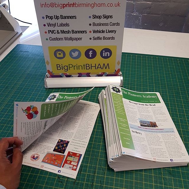 A4 4pp brochure #bigprintbirmingham #printingbirmingham #signmaker #signs #birmingham #windowart #printshop #A4brochures