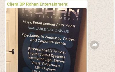 Another happy customer. #bigprintbirmingham #printingbirmingham #signmaker #signs #printshop #rollerbanner #popupbanner #testimonial #happyclients