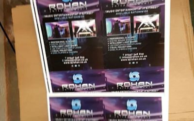 A5 flyers being printed on 200gsm stock, Awsome quality #bigprintbirmingham #printingbirmingham #signmaker #signs #birmingham #printshop #a5flyers #flyers #music #entertainment