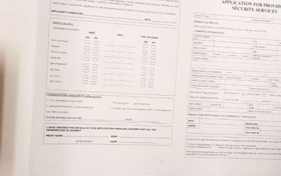 A3 folded to A4 double sided application forms being printed x200