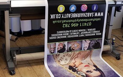 Finished printing this Roller Banner for @sabz_hair_n_beauty #bigprintbirmingham #printingbirmingham #signmaker #signs #printshop #signshop #rollerbanner #popupbanner #beauty #beautiful