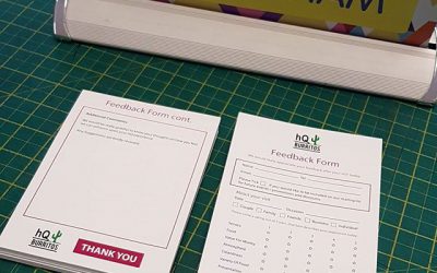 Restaurant feedback forms x100, A6 in size #bigprintbirmingham #printingbirmingham #signmaker #signs #birmingham #windowart #printshop #signshop #a6flyers #feedbackforms #resturant