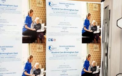 A5 flyers x300 for Bluebird care #bigprintbirmingham #printingbirmingham #signmaker #signs #printshop #signshop #a5flyers #careservice #bluebirdcare