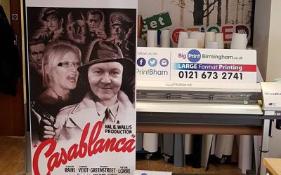 Roller banner ready for collection. #bigprintbirmingham #printingbirmingham #signmaker #signs #birmingham #windowart #printshop #signshop #rollerbanner #popupbanner