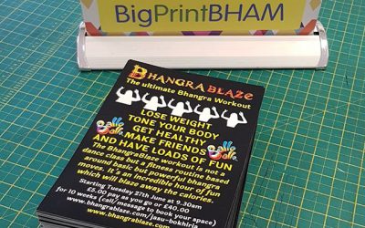 A5 flyers ready for collection #bigprintbirmingham #printingbirmingham #signmaker #signs #birmingham #windowart #printshop #signshop #a5flyers