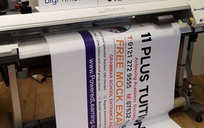 6×2 PVC banners being printed x2 #bigprintbirmingham #printingbirmingham #signmaker #signs #birmingham #windowart #printshop #signshop #pvcbanners