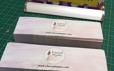 Custom size wrapping labels x 1000 #bigprintbirmingham #printingbirmingham #signmaker #signs #birmingham #windowart #printshop #signshop