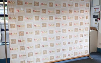 Backdrop 2.5 meter high x 3.5 meter wide. Call me if you need one. We didn't have the hight in this office to fully stretch the banner. #bigprintbirmingham #printingbirmingham #signmaker #signs #birmingham #windowart #printshop #signshop #backdrop