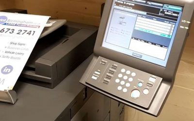 A3 posters being printed for calls for free. #bigprintbirmingham #printingbirmingham #signmaker #signs #birmingham #windowart #printshop #signshop