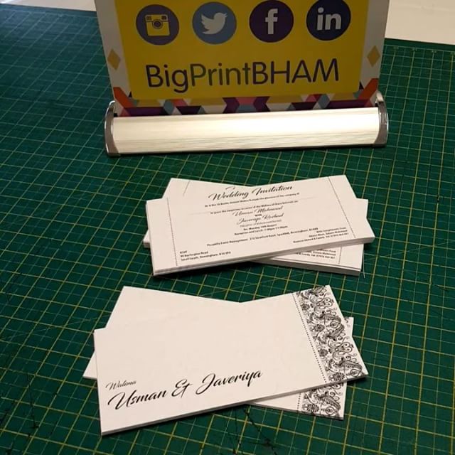 Last minute. Com order completed for this client. New wedding invitations with new venue and dates designed, printed and ready for collection Call me if you need something similar. 07702153393 #bigprintbirmingham #printingbirmingham #signmaker #signs #birmingham #printshop #signshop #wedding #weddingcard #lastminute #lifesaver #hero