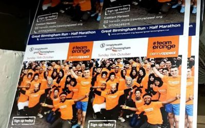 A5 flyers being printed #bigprintbirmingham #printingbirmingham #signmaker #signs #birmingham #windowart #shopwindows #signboards #printshop #signshop #pennyappeal