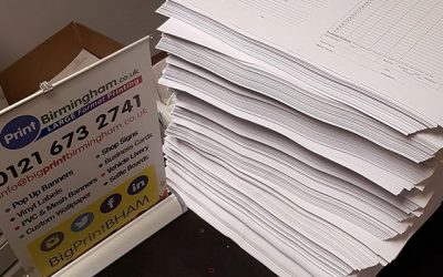 500 28 page booklet printed, need to print 500 covers on gloss. Then cut down to size and staple. Is going to be a long day. Call me if you need any brochures printed #bigprintbirmingham #printingbirmingham #signmaker #signs #birmingham #windowart #printshop #signshop # brochure