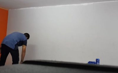 Custom Wallpaper, sheet 1 going up. #bigprintbirmingham #printingbirmingham #signmaker #signs #birmingham #windowart #shopwindows #signboards #printshop #signshop #wallart #wallpaper #officewallart #officewallartwork