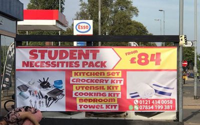 PVC banner installed at Rjf Furniture on Bristol Road. #bigprintbirmingham#printingbirmingham #printshop #shopsigns #pvcbanners #furniture