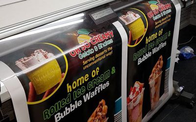 A1 size poster designed and printed for a client based in Nottingham.#bigprintbirmingham#printingbirmingham #printshop#shopsigns#largeformatprinting #posters #dessert #dessertshop