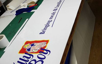 5mm FoamX board being mounted, double sided. Call me if you need something similar.Mak 07702153393#bigprintbirmingham #printingbirmingham #signmaker #signs #printshop #foamx