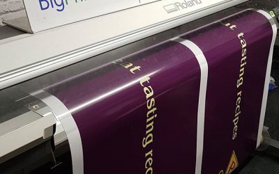 Viny banners being printed#bigprintbirmingham #printingbirmingham #bigprintbham #signmaker #vinylsigns