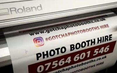 Photo Booth Hire PVC banners#bigprintbirmingham #printingbirmingham #bigprintbham #signmaker #signs #printshop #signshop #photoboothhire