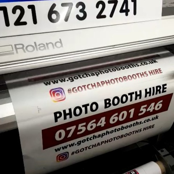Photo Booth Hire PVC banners#bigprintbirmingham #printingbirmingham #bigprintbham #signmaker #signs #printshop #signshop #photoboothhire
