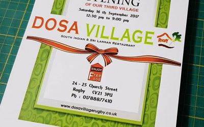 100 A5 flyers printed and ready for collection.#bigprintbirmingham #printingbirmingham #signmaker #signs #printshop #a5flyers #dosa