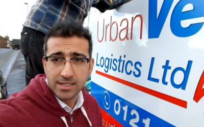 I'm putting this 10×4 foot tray, backlit fret cut sign up.#bigprintbirmingham #printingbirmingham #signmaker #signs #printshop #signshop #traysign #lightbox