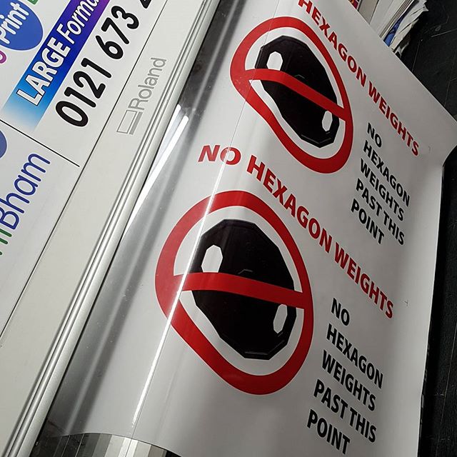 Warning signs printed for Limitless Gym.Call me if you need anyMak 07702153393#bigprintbirmingham #printingbirmingham #bigprintbham #signmaker #signs #printshop #signshop #warningsigns