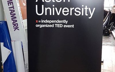 Roller banner ready for collection#bigprintbirmingham #printingbirmingham #signmaker #signs #printshop #rollerbanner #popupbanner