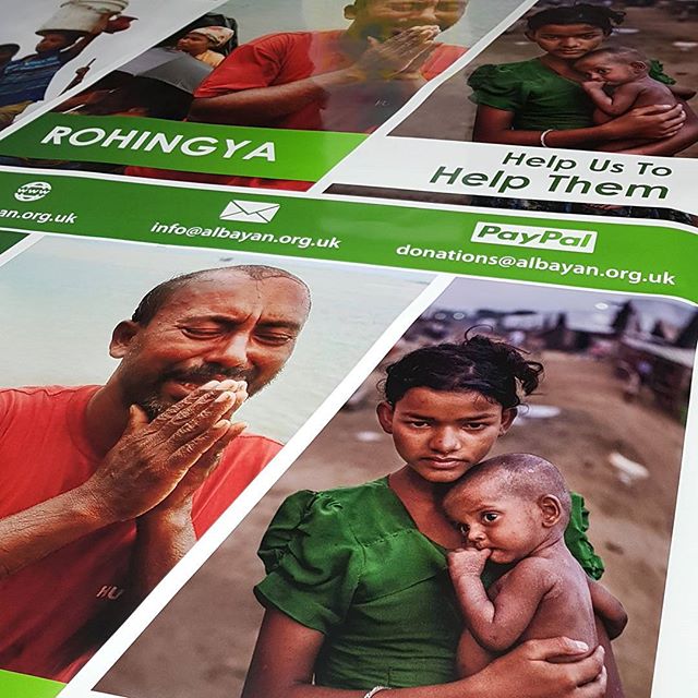 A0 size window posters for a charity highlighting the #ROHINGYA ethnic cleansingAlso show your support by visiting Albayan.Org.Uk#bigprintbirmingham #printingbirmingham #signmaker #signs #printshop #signshop #posters