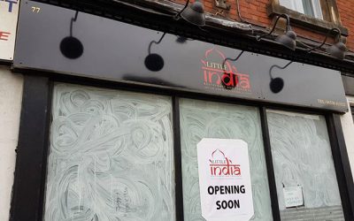 The completed shop sign#bigprintbirmingham #printingbirmingham #signmaker #signs #printshop #shopsigns #Restaurant