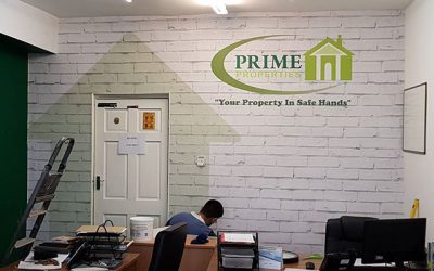 The completed wallpaper. What do you think.#bigprintbirmingham #printingbirmingham #signmaker #signs #printshop #wallpaper #officewallart #estateagents