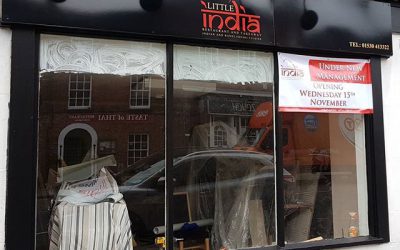 Shop before image. Windows are going to get frosting applied to them shortly.#bigprintbirmingham #printingbirmingham #bigprintbham #signmaker #signs #windowfrost