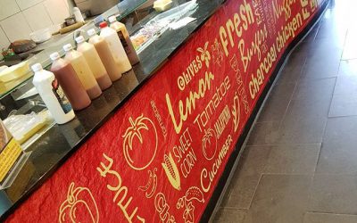 Completed custom Wallpaper gloss Laminated, call me if you need something similarMak of Big Print Birmingham 07702153393#bigprintbirmingham #printingbirmingham #signmaker #signs #printshop #wallpaper #officewallart #counter #charcoalchicken