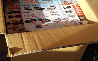 10k A5 double sided flyers ready for collection.#bigprintbirmingham #printingbirmingham #bigprintbham #signmaker #signs #printshop #a5flyers #furniture