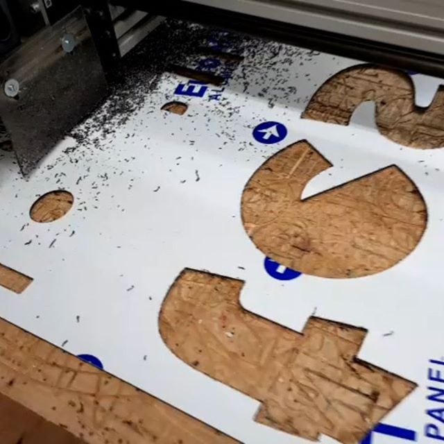 CNC cutting another signboard for Barakah BitesCall me if you need a shop sign.This is being manufactured in our unitBig Print Birmingham, Unit 3 45-47 Formans Road Sparkhill B113ARTel 07702153393#bigprintbirmingham #printingbirmingham #signmaker #signs #printshop #signshop #cnc #signmaking