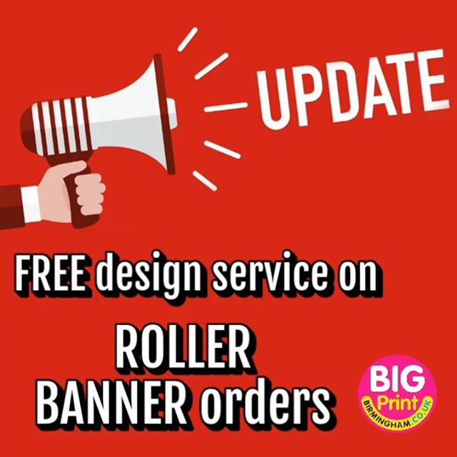 FREE design service on Roller banner orders! Whatsapp me for more detailsMak 07702153393#bigprintbirmingham #printingbirmingham #bigprintbham #signmaker #signs #printshop #rollerbanner #popupbanner