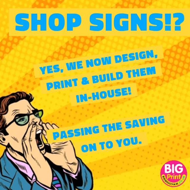 #ShoutoutSaturdayWe now design, print and build your signboards in-house, passing the savings on to you.Mak 07702153393Unit 3, 45-47 Formans Rd, Sparkhill B113AR