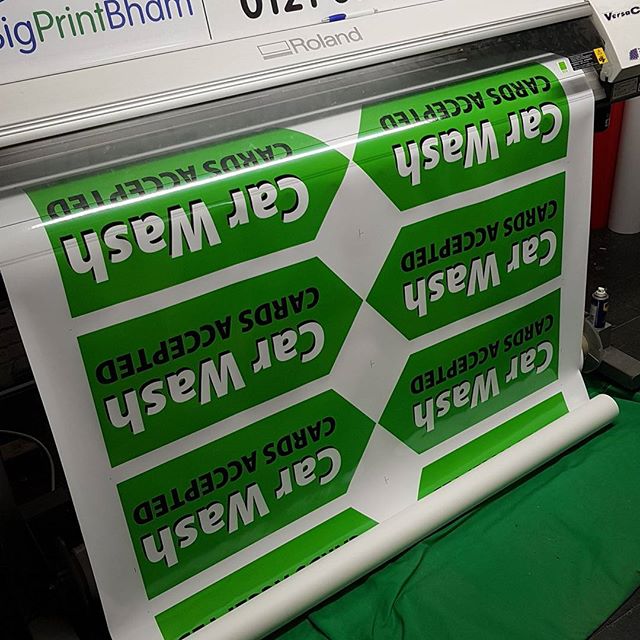 Car wash correx boards being printed.Whatsapp or call me on 07702153393#bigprintbirmingham #printingbirmingham #signmaker #signs #birmingham #printshop #correxboards #carwash