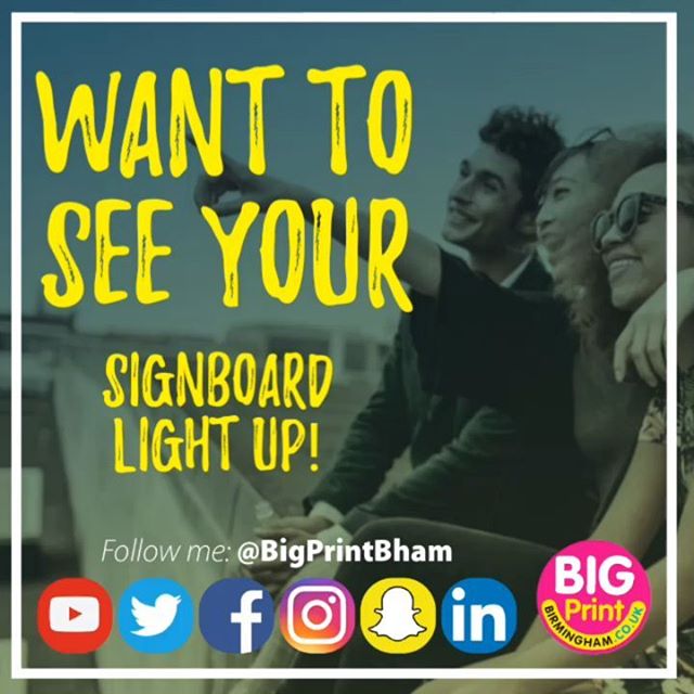 If you want to see your shop signboard lit up. Whatsapp or Call Mr Big Print on 07702153393 for a quick quoteBig Print Birmingham, Unit 3, 45-47 Formans Rd, Sparkhill B113AR
