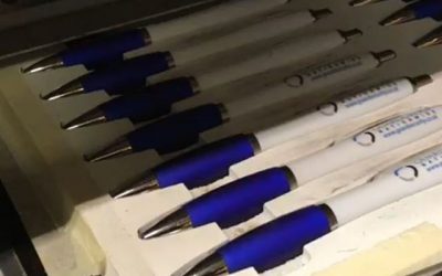 Pens being printed for Guard Group Security Nationwide.To order yours contact Mr Big Print on 07702153393#custom #pens #gifts #business
