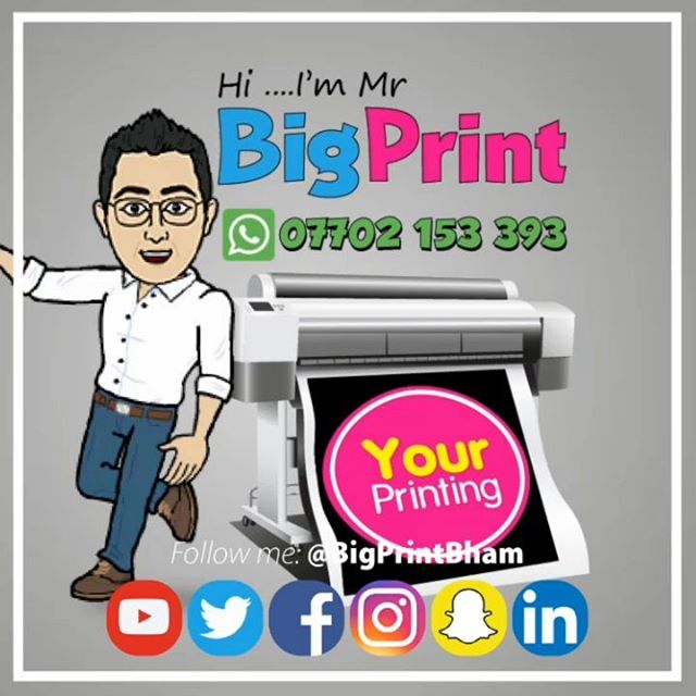 Another #testimonialThan you @zobiaartisteTo place an order whatsapp Mr Big Print on 07702153393